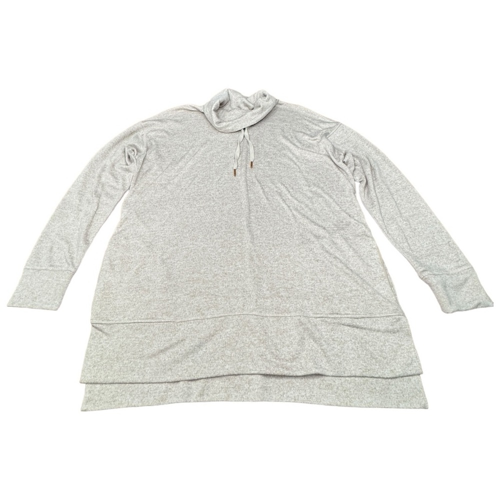 Old Navy Soft Heathered Beige Turtleneck Long Sleeve Athleisure Women’s XLT